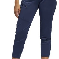 Adidas Women' Warp Knit Cargo Golf Pants Crew Navy