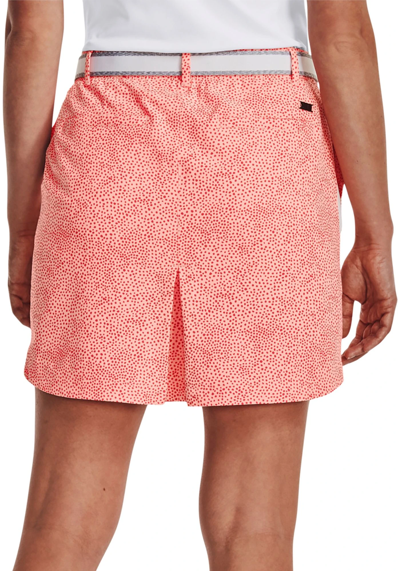 Under Armour Women's Woven 16.5" Printed Golf Skort Green 5 Under Armour Women's Woven 16.5" Printed Golf Skort Green - Image 3