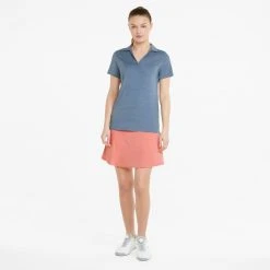 PUMA Women's 16" Golf Skort Navy Blazer -Golf Apparel Shop unnamed file 655