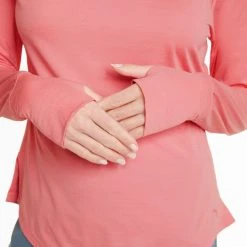 PUMA Women's CLOUDSPUN Golf Long Sleeve Navy Blazer Heather -Golf Apparel Shop unnamed file 6566