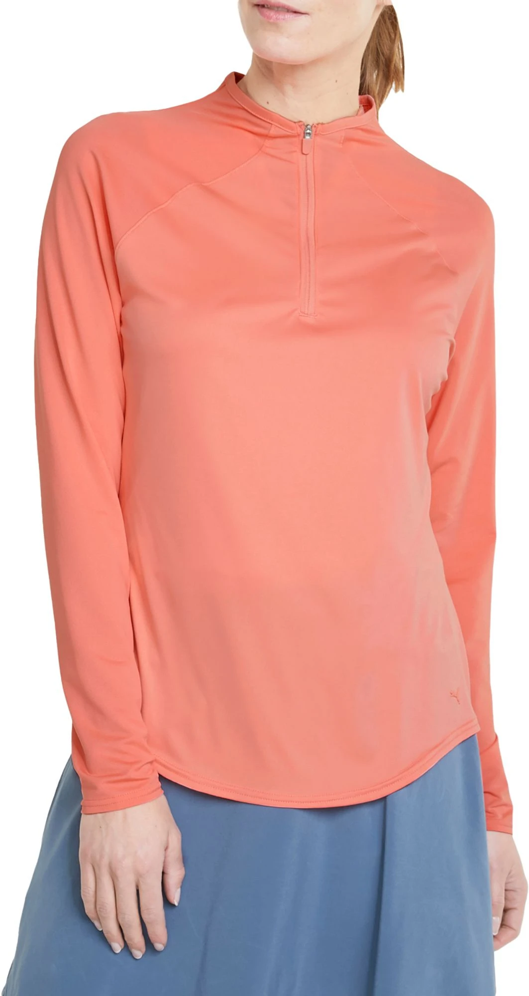 PUMA Women's Shine Golf 1/4 Zip Carnation Pink 3 PUMA Women's Shine Golf 1/4 Zip Carnation Pink
