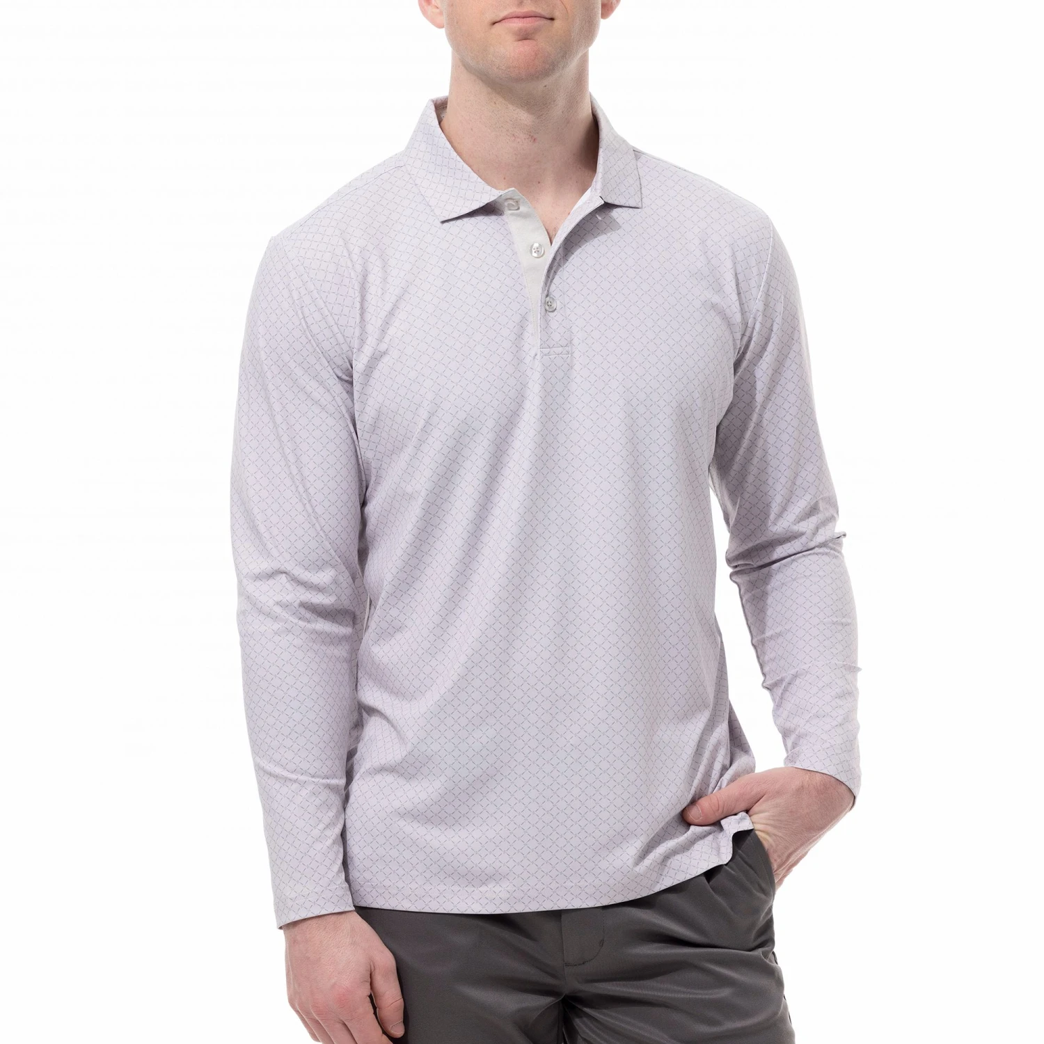 Sansoleil Men's Soltek Ice Long Sleeve Polo Clubs Fossil 3 Sansoleil Men's Soltek Ice Long Sleeve Polo Clubs Fossil