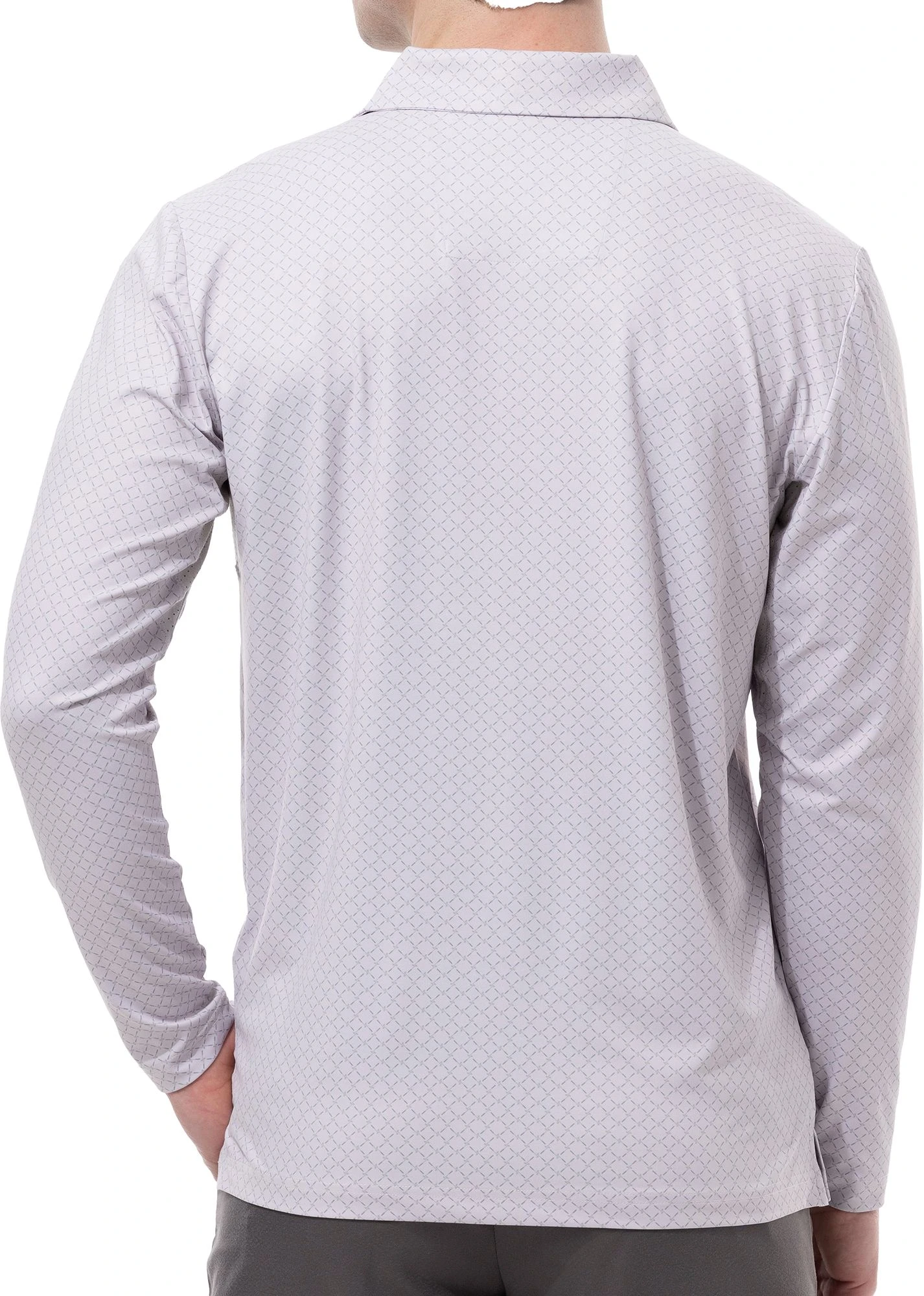 Sansoleil Men's Soltek Ice Long Sleeve Polo Clubs Fossil 4 Sansoleil Men's Soltek Ice Long Sleeve Polo Clubs Fossil - Image 2