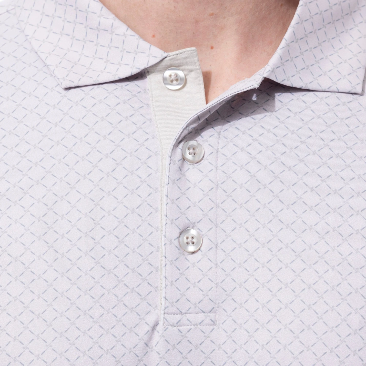 Sansoleil Men's Soltek Ice Long Sleeve Polo Clubs Fossil 6 Sansoleil Men's Soltek Ice Long Sleeve Polo Clubs Fossil - Image 4