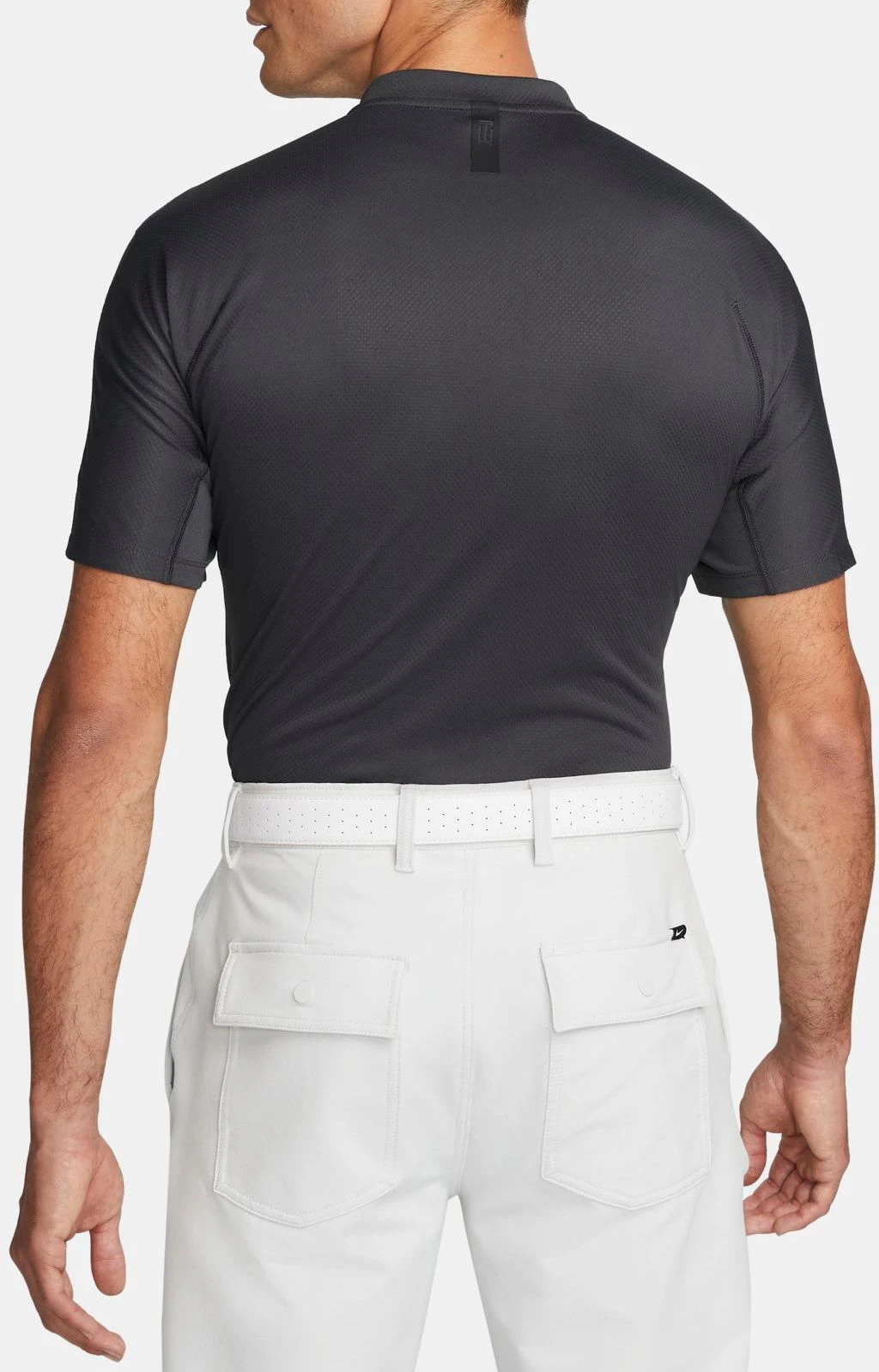 Nike Men's Dri-FIT ADV Tiger Woods Blade Collar Golf Polo Dk Smoke Grey 5 Nike Men's Dri-FIT ADV Tiger Woods Blade Collar Golf Polo Dk Smoke Grey - Image 3