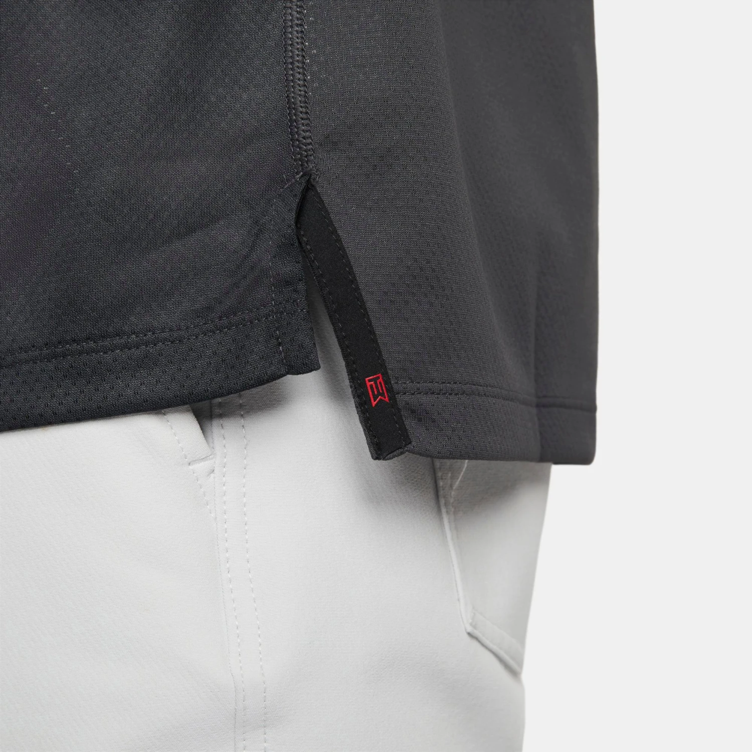 Nike Men's Dri-FIT ADV Tiger Woods Blade Collar Golf Polo Dk Smoke Grey 8 Nike Men's Dri-FIT ADV Tiger Woods Blade Collar Golf Polo Dk Smoke Grey - Image 6