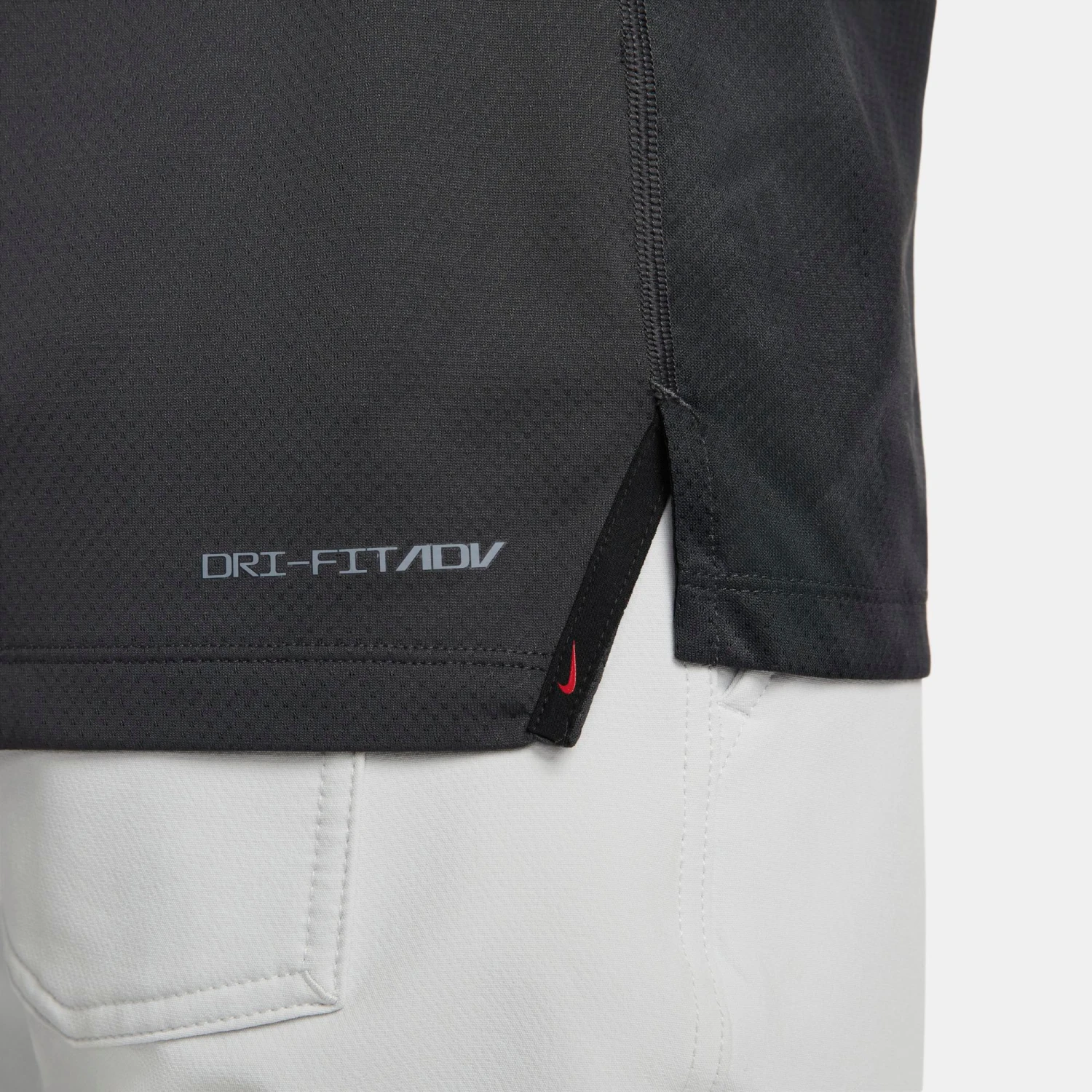 Nike Men's Dri-FIT ADV Tiger Woods Blade Collar Golf Polo Dk Smoke Grey 9 Nike Men's Dri-FIT ADV Tiger Woods Blade Collar Golf Polo Dk Smoke Grey - Image 7