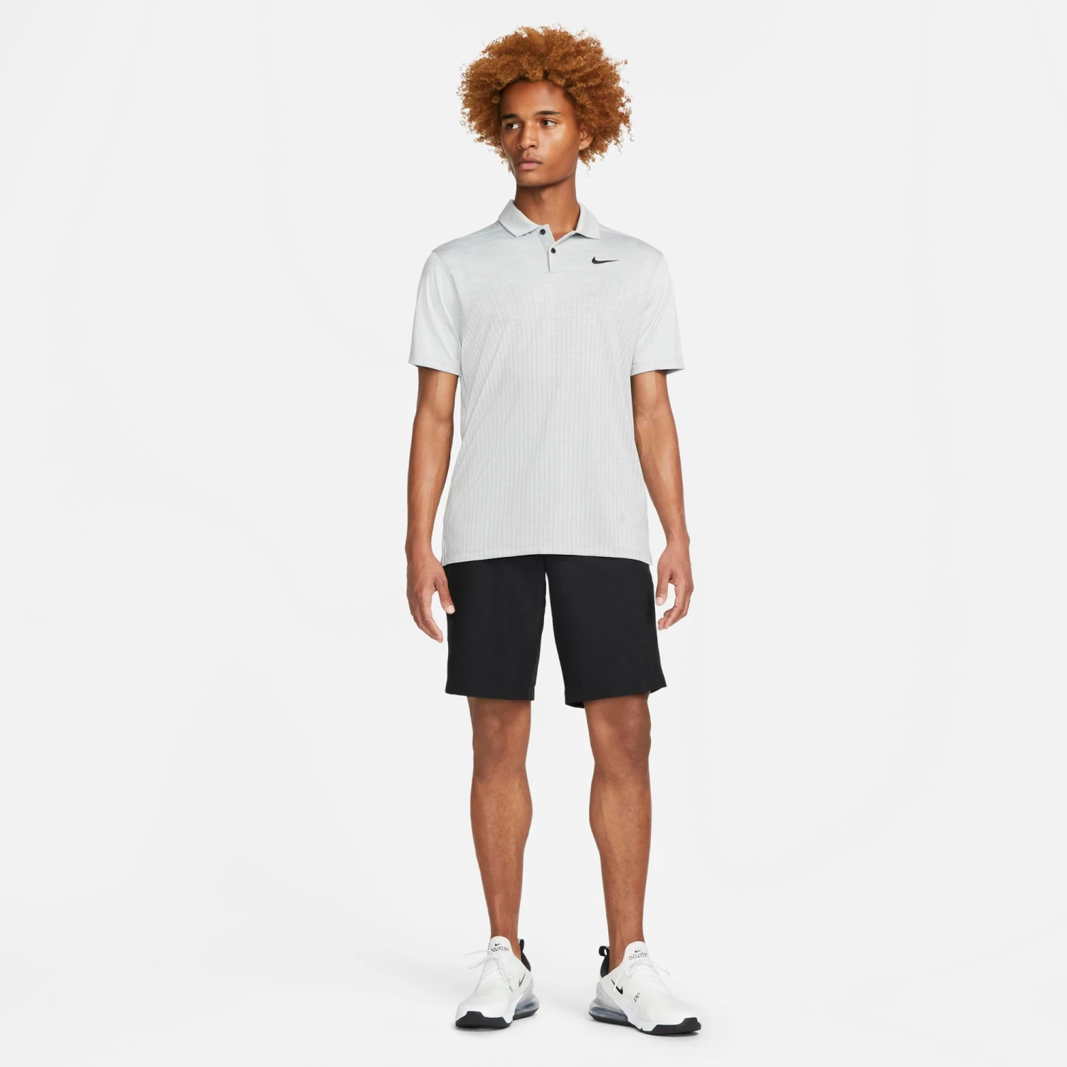Nike Men's Dri-FIT ADV Vapor Engineered Golf Polo Lt Smoke Grey/white 4 Nike Men's Dri-FIT ADV Vapor Engineered Golf Polo Lt Smoke Grey/white - Image 2