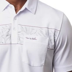 TravisMathew Men's Last Stand Golf Polo White -Golf Apparel Shop unnamed file 6755