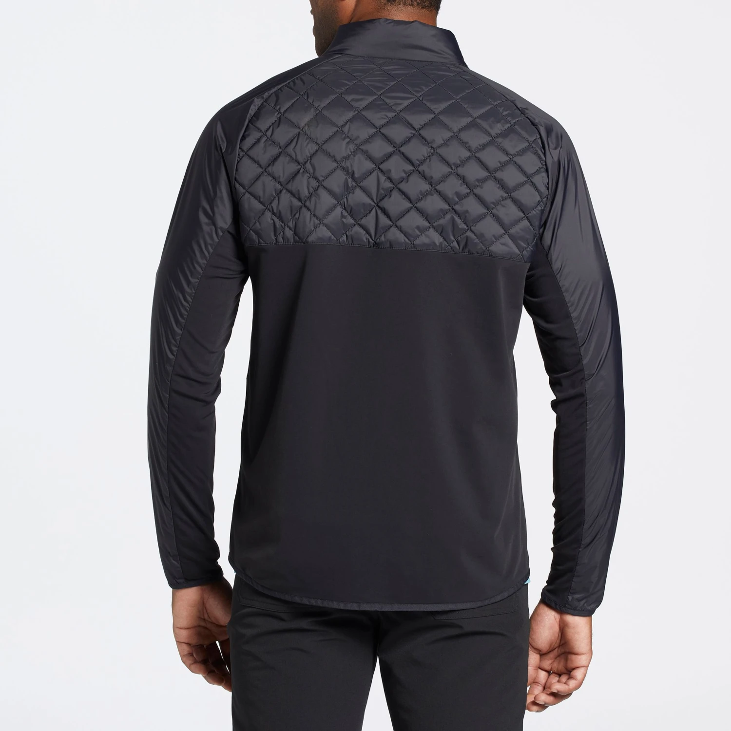 Walter Hagen Perfect 11 Lightweight Thermal Full-Zip Golf Jacket For Men Black 5 Walter Hagen Perfect 11 Lightweight Thermal Full-Zip Golf Jacket For Men Black - Image 3