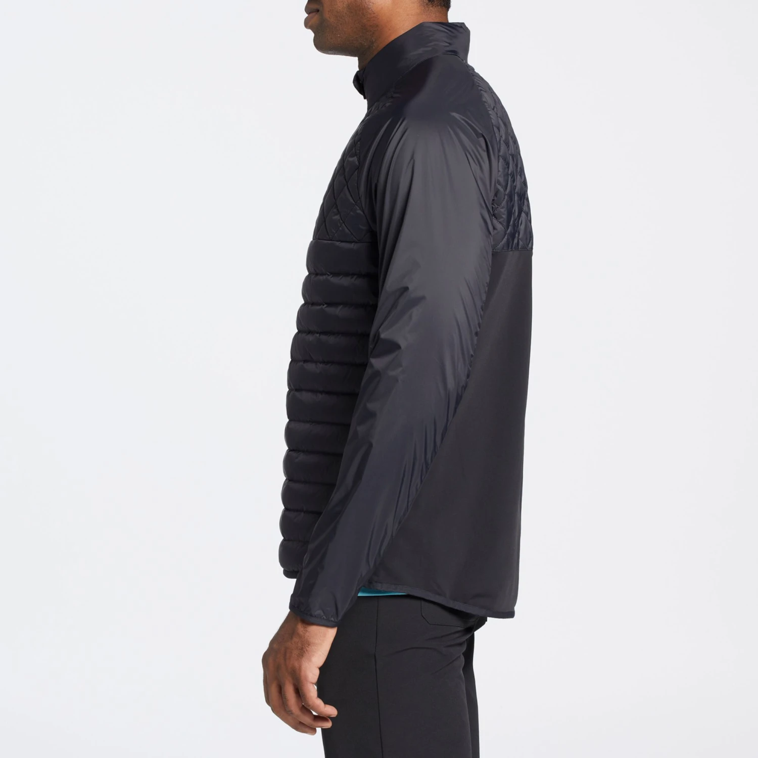 Walter Hagen Perfect 11 Lightweight Thermal Full-Zip Golf Jacket For Men Black 6 Walter Hagen Perfect 11 Lightweight Thermal Full-Zip Golf Jacket For Men Black - Image 4