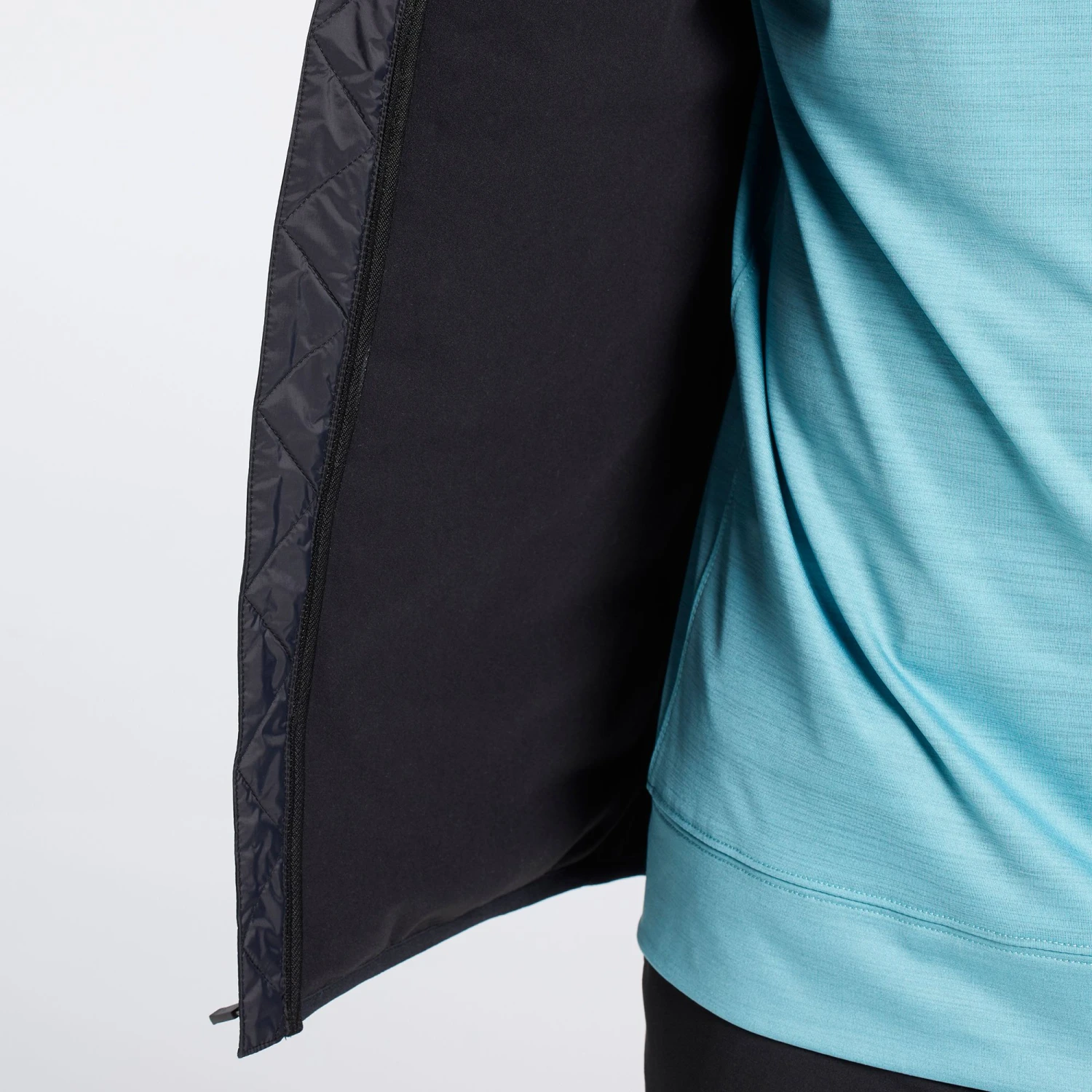 Walter Hagen Perfect 11 Lightweight Thermal Full-Zip Golf Jacket For Men Black 7 Walter Hagen Perfect 11 Lightweight Thermal Full-Zip Golf Jacket For Men Black - Image 5