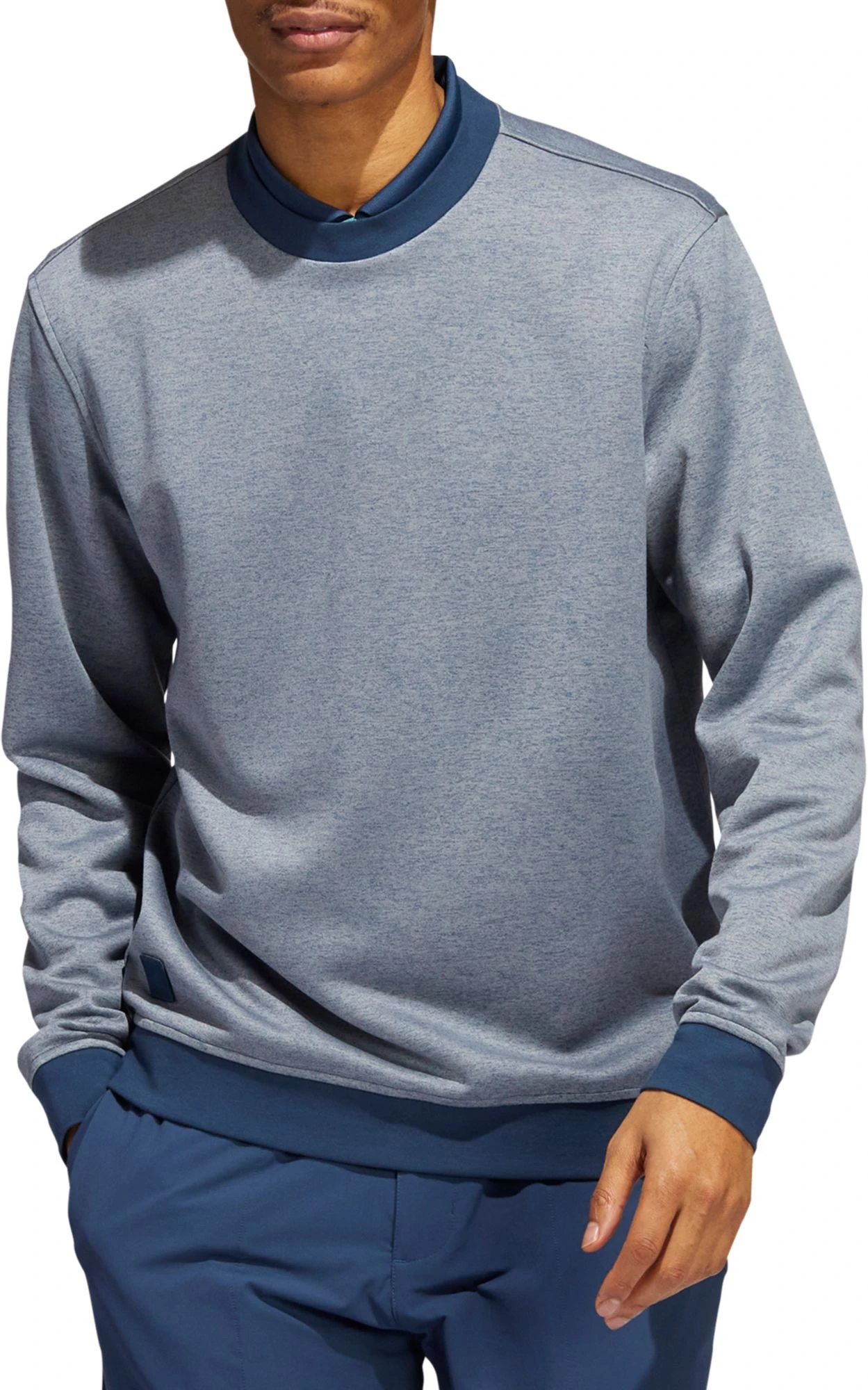 Adidas Men's Go-To Crewneck Golf Sweatshirt Legacy Burgundy/pink 3 Adidas Men's Go-To Crewneck Golf Sweatshirt Legacy Burgundy/pink