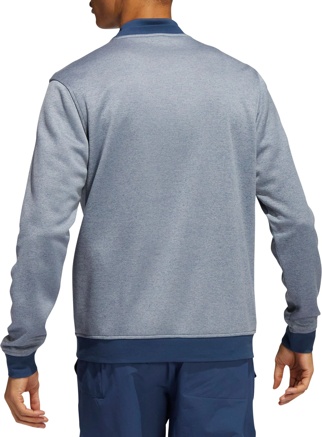 Adidas Men's Go-To Crewneck Golf Sweatshirt Legacy Burgundy/pink 5 Adidas Men's Go-To Crewneck Golf Sweatshirt Legacy Burgundy/pink - Image 3