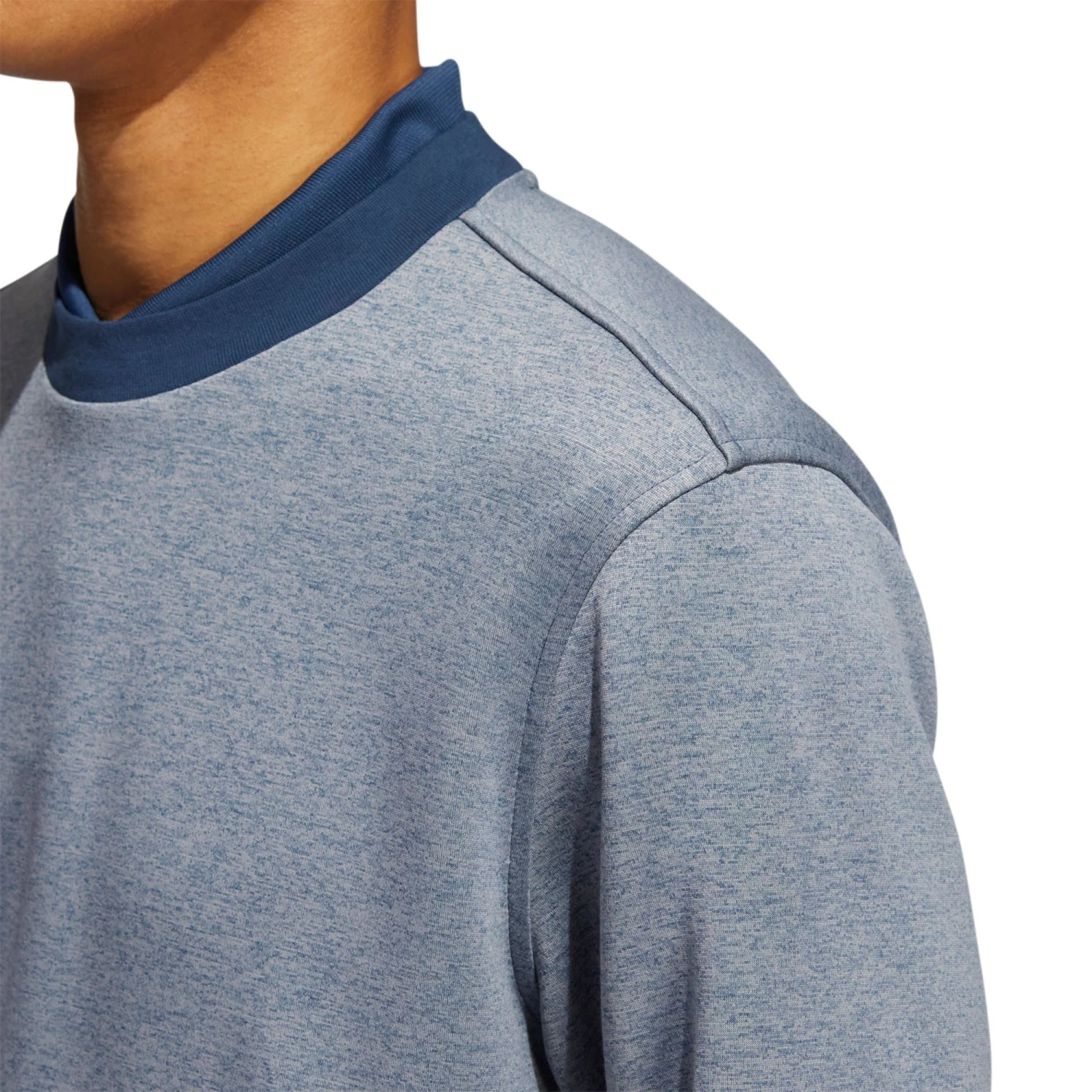 Adidas Men's Go-To Crewneck Golf Sweatshirt Legacy Burgundy/pink 7 Adidas Men's Go-To Crewneck Golf Sweatshirt Legacy Burgundy/pink - Image 5