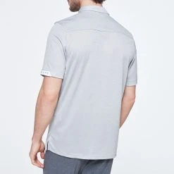 Oakley Men's Gravity Golf Polo Shirt White -Golf Apparel Shop unnamed file 6981