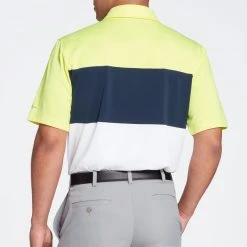 Walter Hagen Perfect 11 Bold Block Golf Polo For Men Bright Yellow/navy/white -Golf Apparel Shop unnamed file 7013