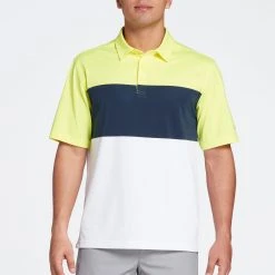 Walter Hagen Perfect 11 Bold Block Golf Polo For Men Bright Yellow/navy/white -Golf Apparel Shop unnamed file 7015