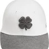 Black Clover BC Wool 6 Fitted Golf Hat For Men White
