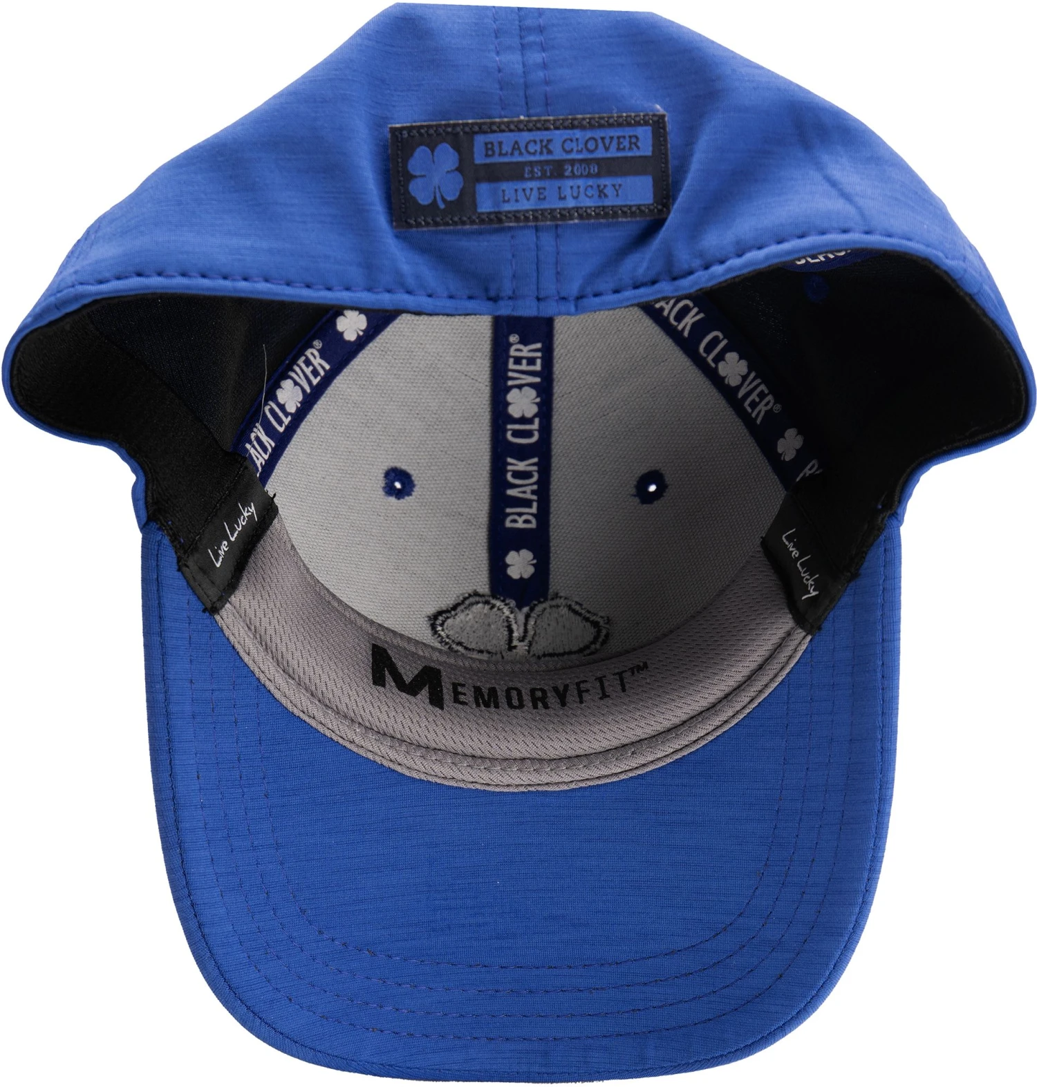 Black Clover Bravo 4 Fitted Golf Hat For Men Royal 6 Black Clover Bravo 4 Fitted Golf Hat For Men Royal - Image 4