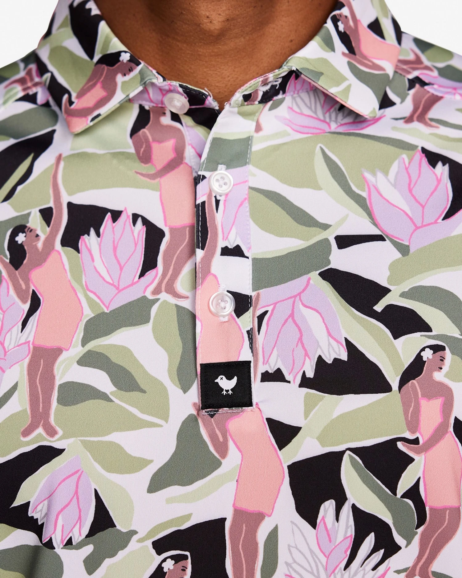Bad Birdie Men's Leilani Golf Polo 6 Bad Birdie Men's Leilani Golf Polo - Image 4