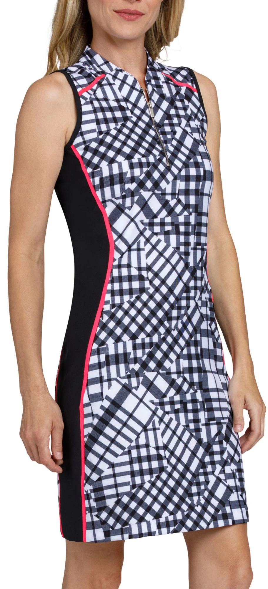 Tail Women's Gingham Sleeveless Golf Dress Pieced Gingham 5 Tail Women's Gingham Sleeveless Golf Dress Pieced Gingham - Image 3