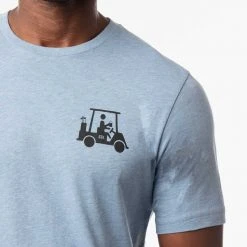 TravisMathew Men's Fall Tee Short Sleeve Golf T-Shirt Heather Copen Blue 9 TravisMathew Men's Fall Tee Short Sleeve Golf T-Shirt Heather Copen Blue -Golf Apparel Shop unnamed file 7219