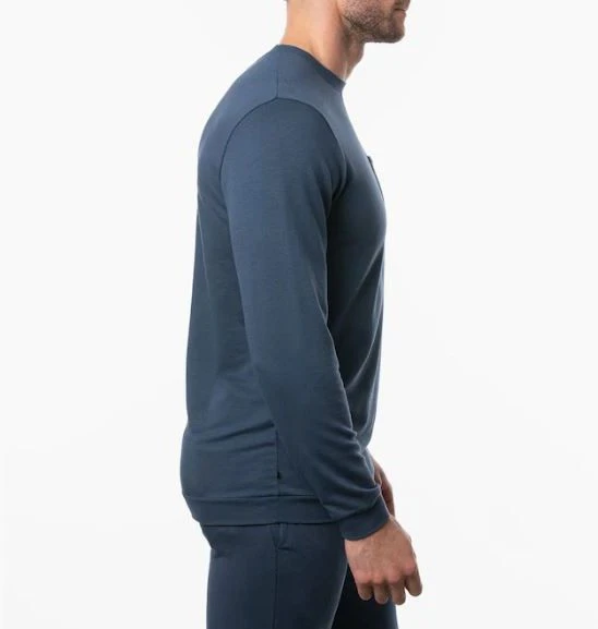 TravisMathew Men's Cloudlight Crewneck Golf Pullover Insignia 5 TravisMathew Men's Cloudlight Crewneck Golf Pullover Insignia - Image 3