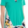 SwingDish Women's Scarlett Short Sleeve Golf Shirt Green -Golf Apparel Shop unnamed file 7285
