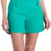 SwingDish Women's Cali Golf Shorts Green -Golf Apparel Shop unnamed file 7289