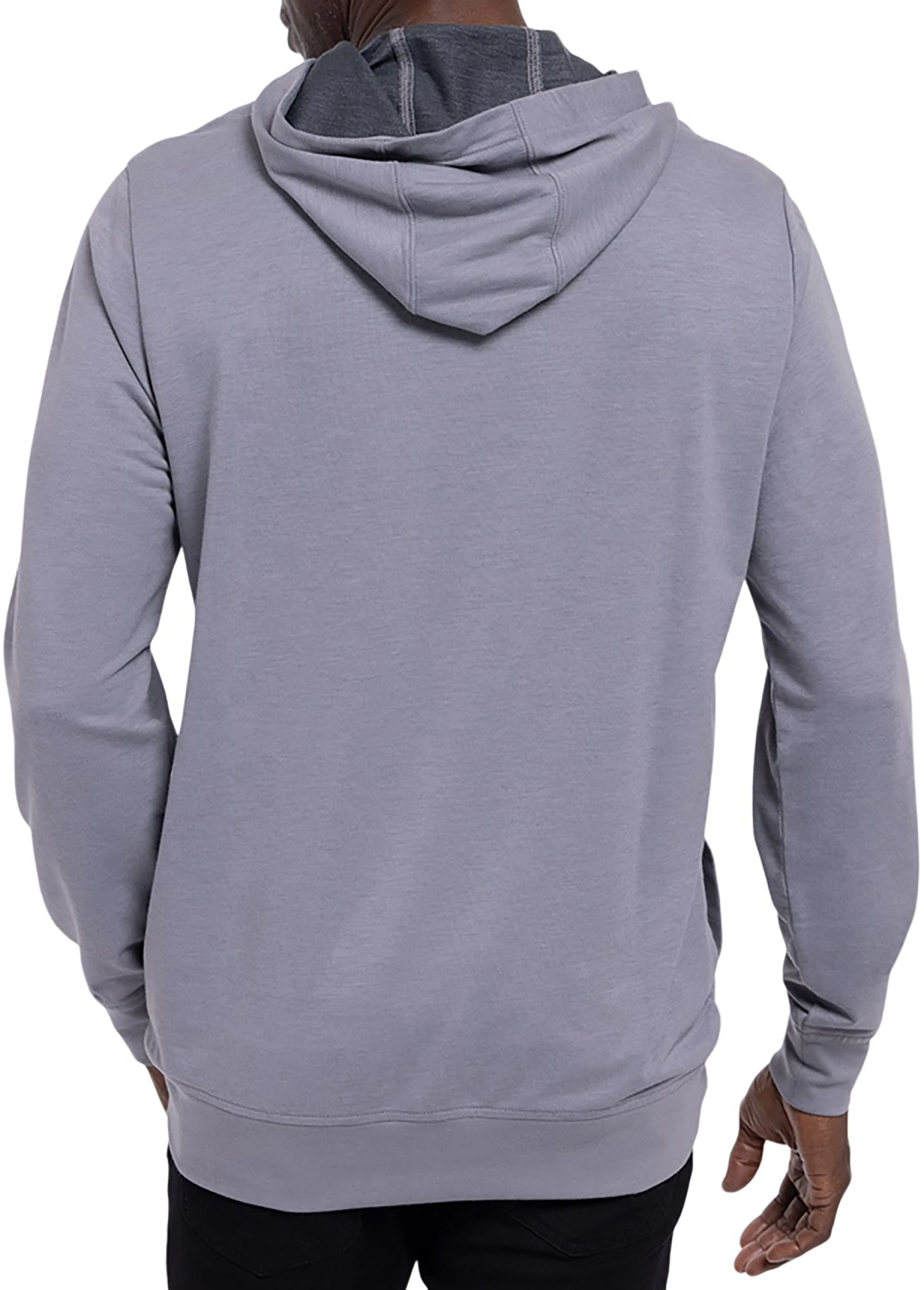 TravisMathew Men's Winter Travel Golf Hoodie Heather Grey 4 TravisMathew Men's Winter Travel Golf Hoodie Heather Grey - Image 2