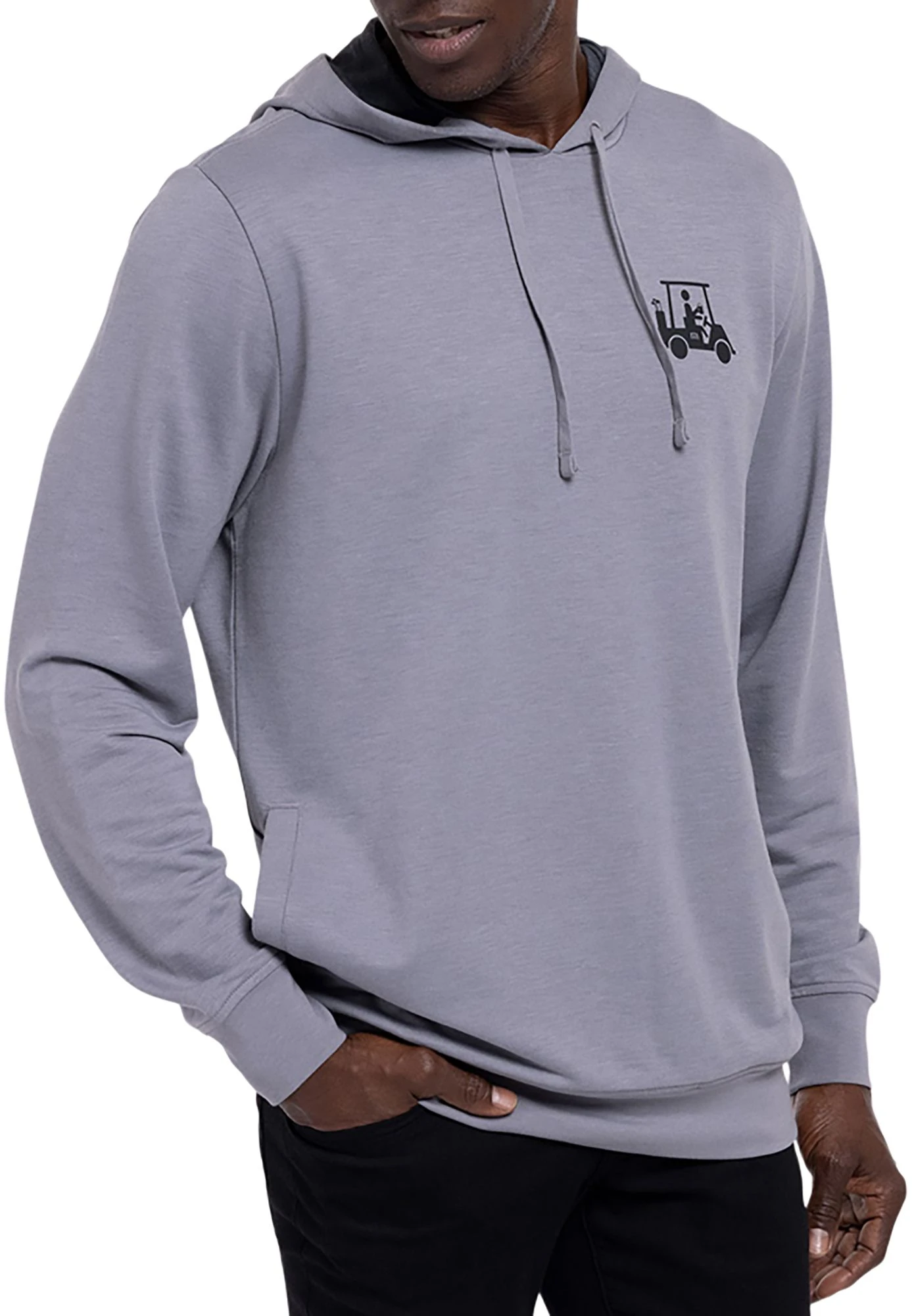 TravisMathew Men's Winter Travel Golf Hoodie Heather Grey 5 TravisMathew Men's Winter Travel Golf Hoodie Heather Grey - Image 3
