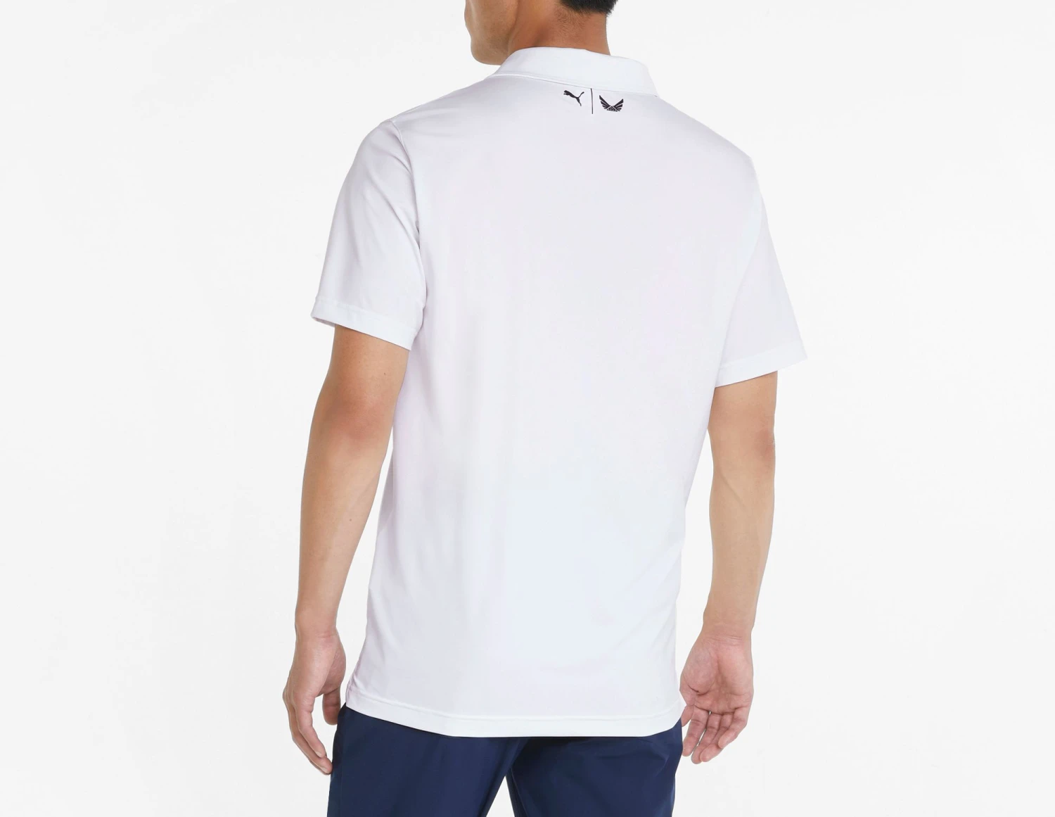 PUMA Men's Volition Paisley Pocket Golf Polo Bright White/ski Patrol 5 PUMA Men's Volition Paisley Pocket Golf Polo Bright White/ski Patrol - Image 3