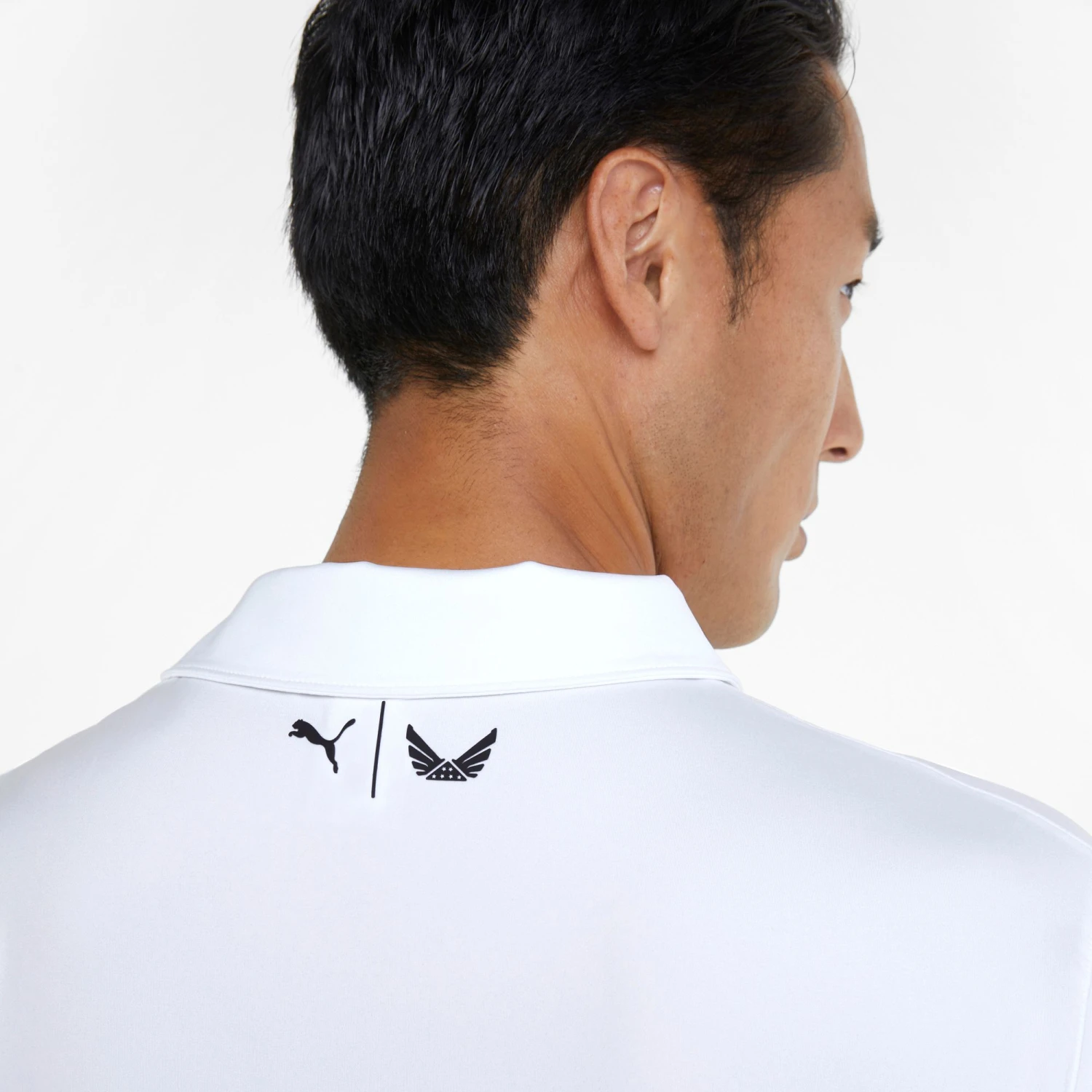 PUMA Men's Volition Paisley Pocket Golf Polo Bright White/ski Patrol 6 PUMA Men's Volition Paisley Pocket Golf Polo Bright White/ski Patrol - Image 4