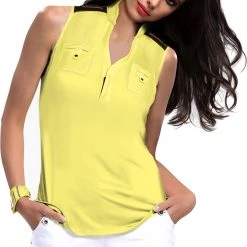 Jamie Sadock Women's Raceback Golf Polo Peeps