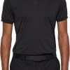 J.Lindeberg Men's KV Jersey Golf Polo Black