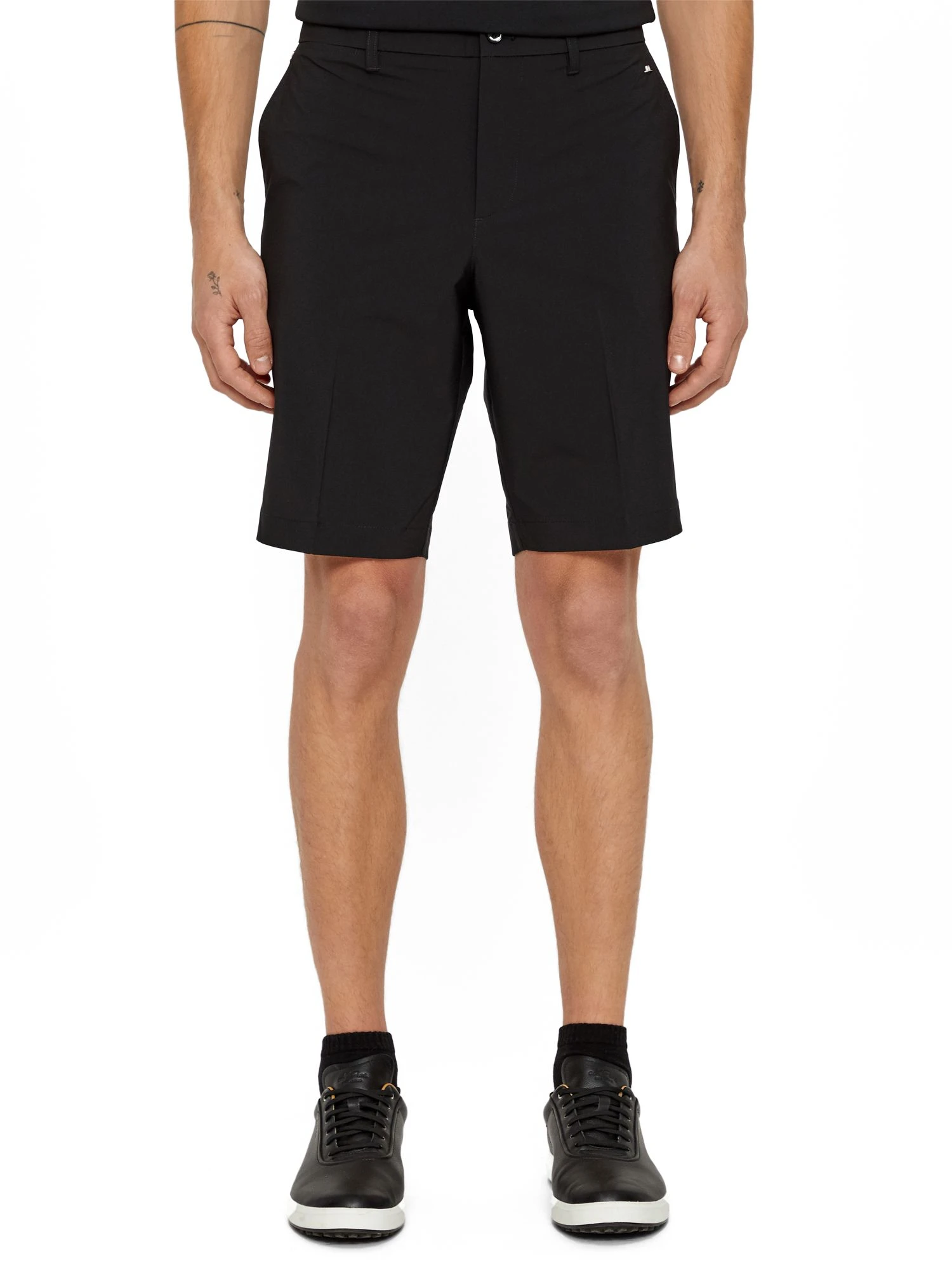 J.Lindeberg Men's Eloy Tapered Stretch 12'' Golf Shorts Black 3 J.Lindeberg Men's Eloy Tapered Stretch 12'' Golf Shorts Black