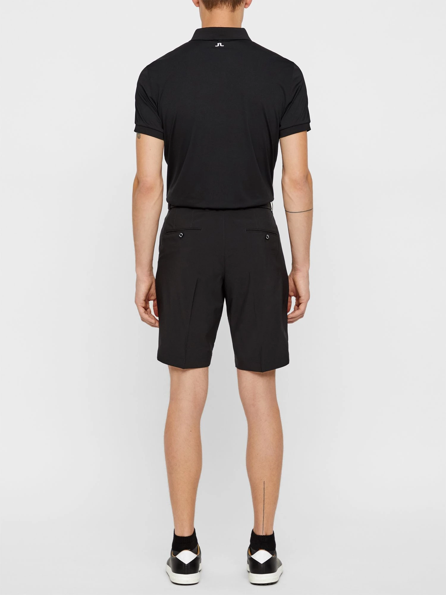 J.Lindeberg Men's Eloy Tapered Stretch 12'' Golf Shorts Black 4 J.Lindeberg Men's Eloy Tapered Stretch 12'' Golf Shorts Black - Image 2