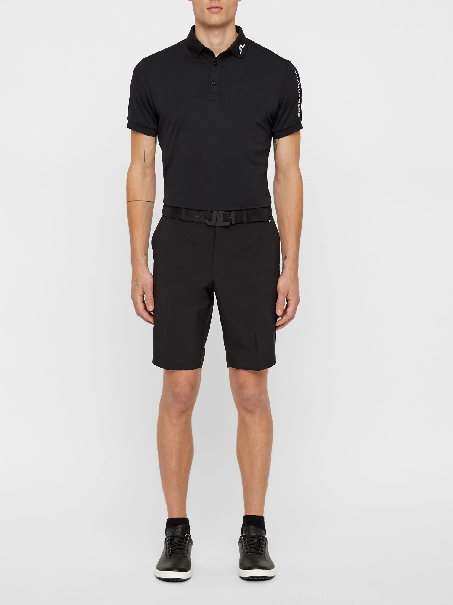 J.Lindeberg Men's Eloy Tapered Stretch 12'' Golf Shorts Black 6 J.Lindeberg Men's Eloy Tapered Stretch 12'' Golf Shorts Black - Image 4