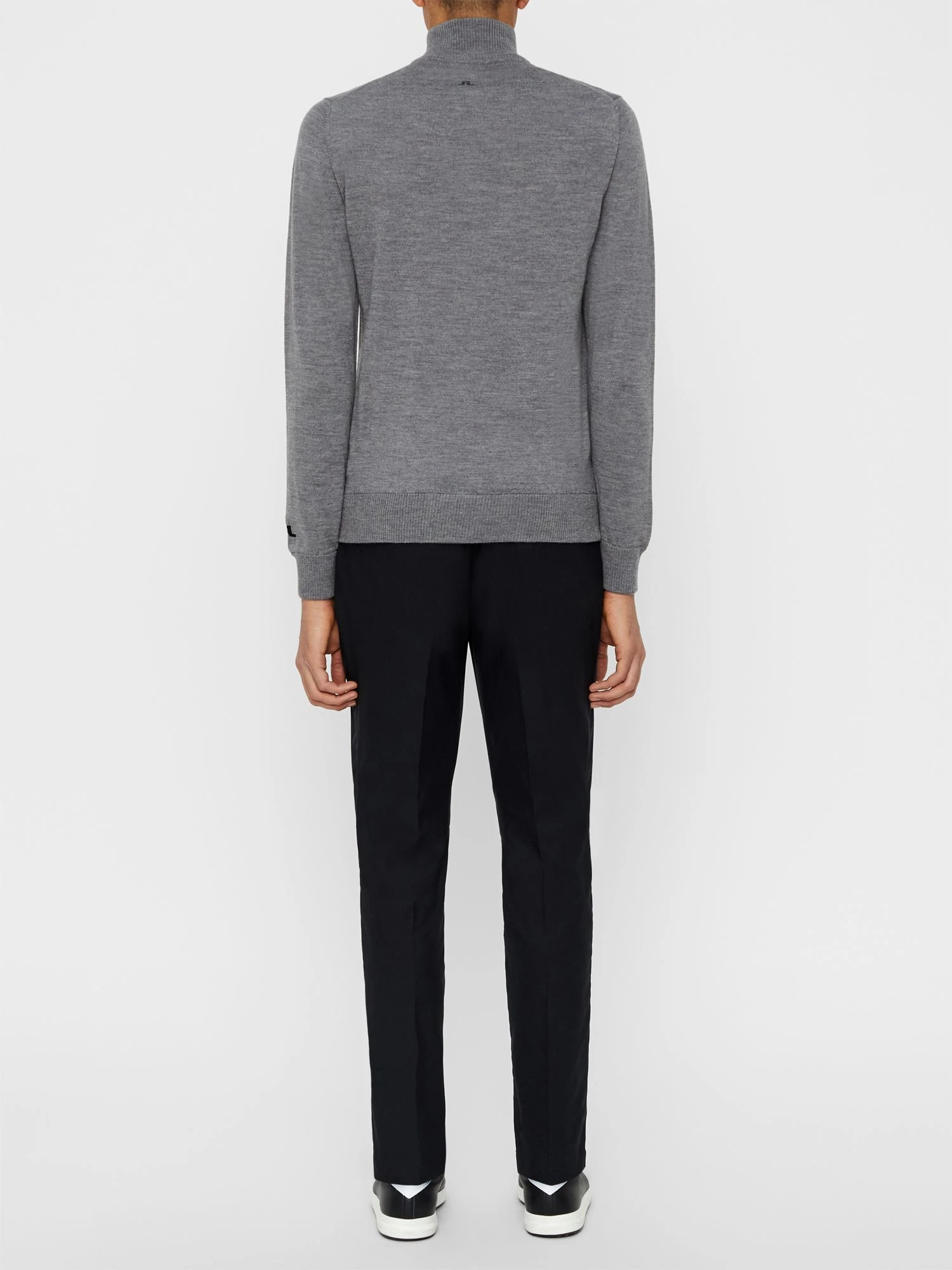 J.Lindeberg Men's Kian Tour Merino 1/4 Zip Golf Sweater Navy 4 J.Lindeberg Men's Kian Tour Merino 1/4 Zip Golf Sweater Navy - Image 2