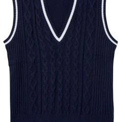 Lady Hagen Women's Golf Sweater Vest Dark Navy
