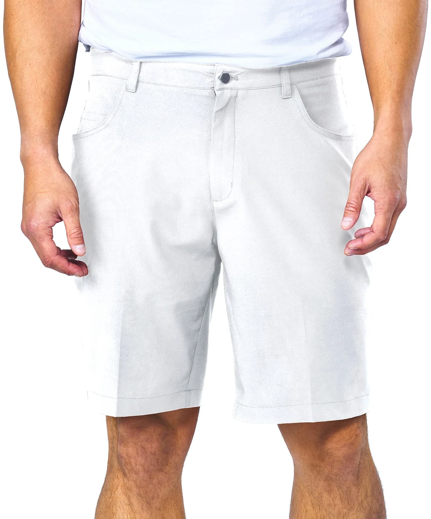 Black Clover Men's JP Golf Shorts White 3 Black Clover Men's JP Golf Shorts White