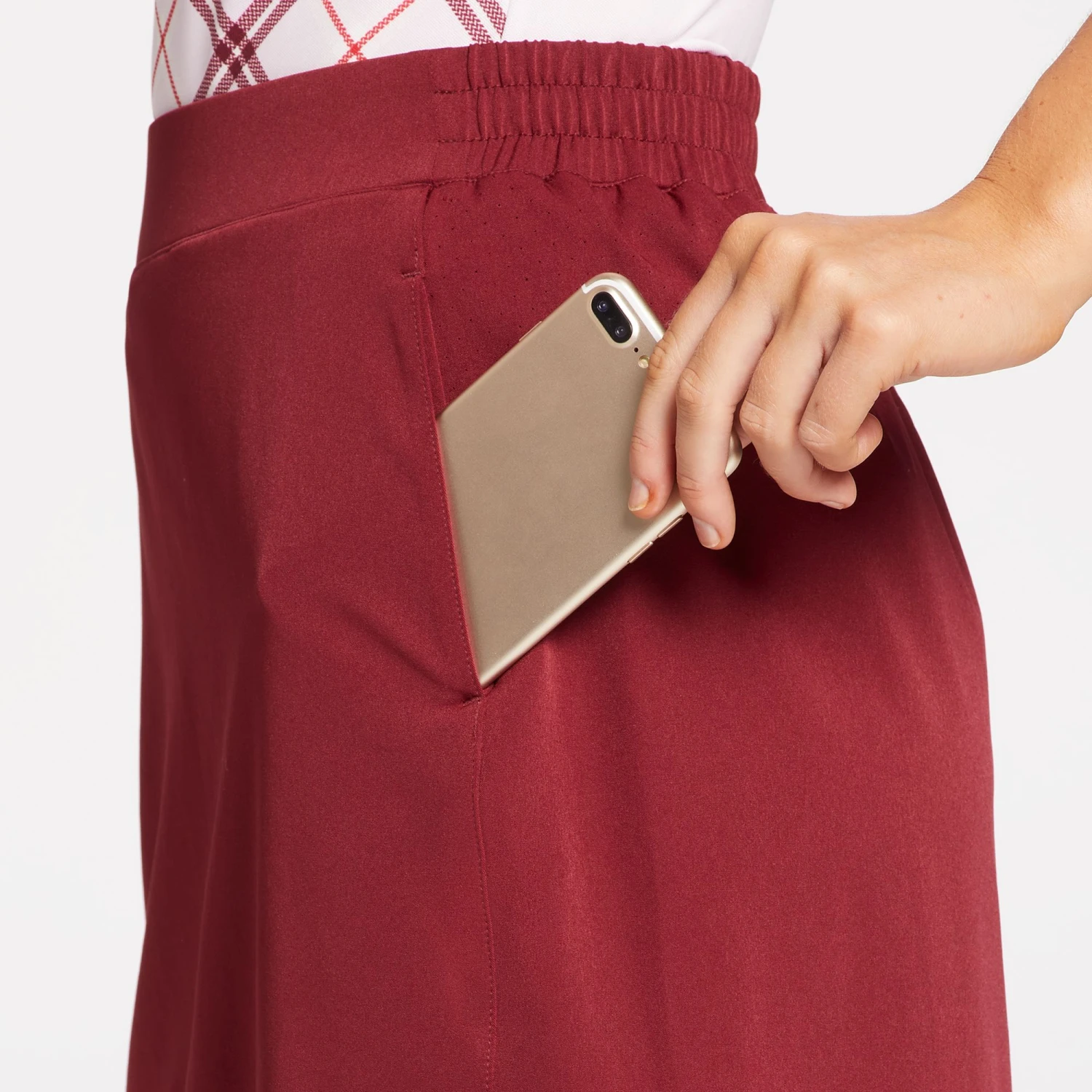 Lady Hagen Women's 16" Perforated Golf Skort Dark Navy 8 Lady Hagen Women's 16" Perforated Golf Skort Dark Navy - Image 6