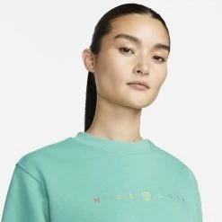 Nike Women's Golf Crew Long Sleeve Top Washed Teal -Golf Apparel Shop unnamed file 757