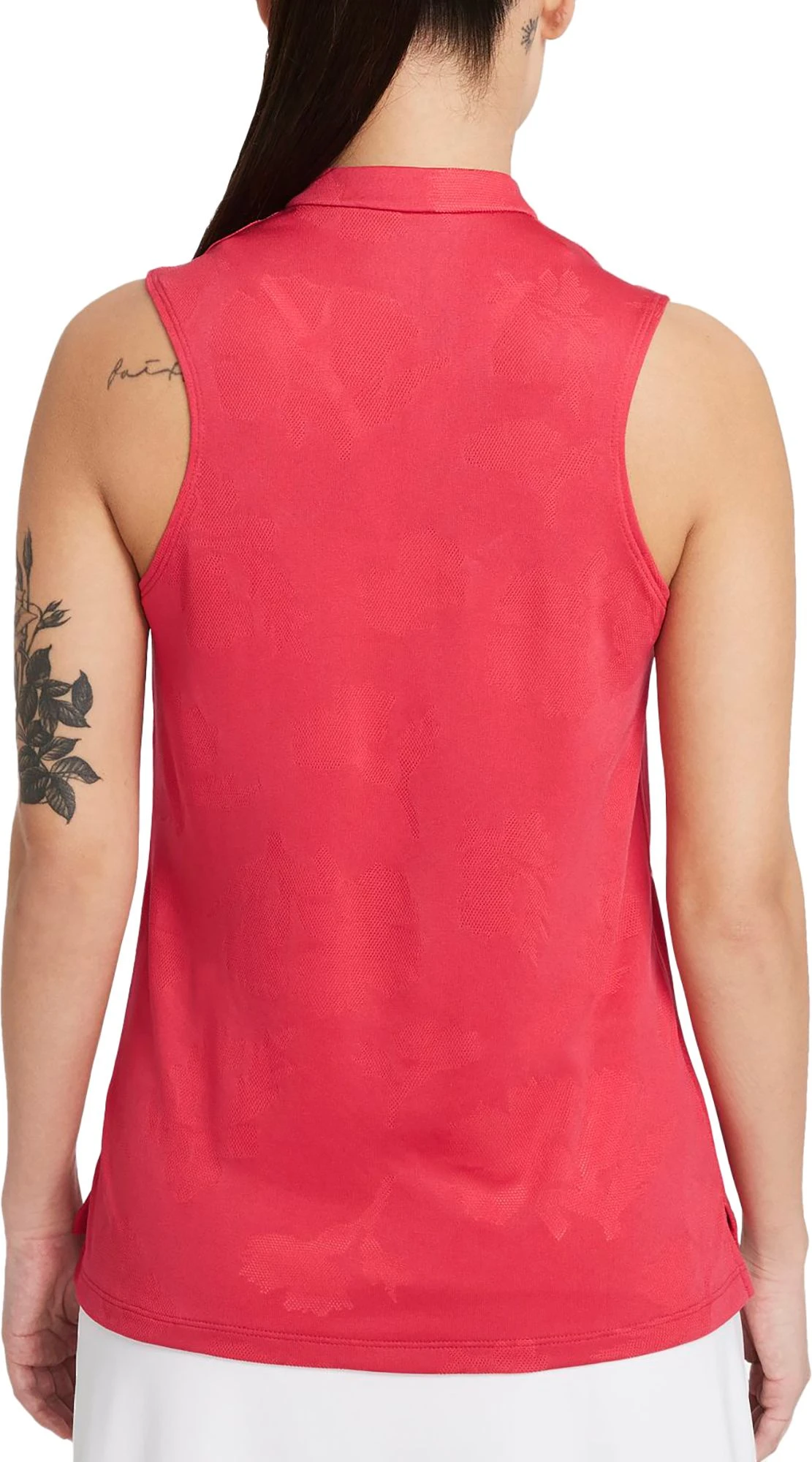 Nike Women's Dri-Fit Victory Sleeveless Golf Polo Very Berry/fusion Red 5 Nike Women's Dri-Fit Victory Sleeveless Golf Polo Very Berry/fusion Red - Image 3