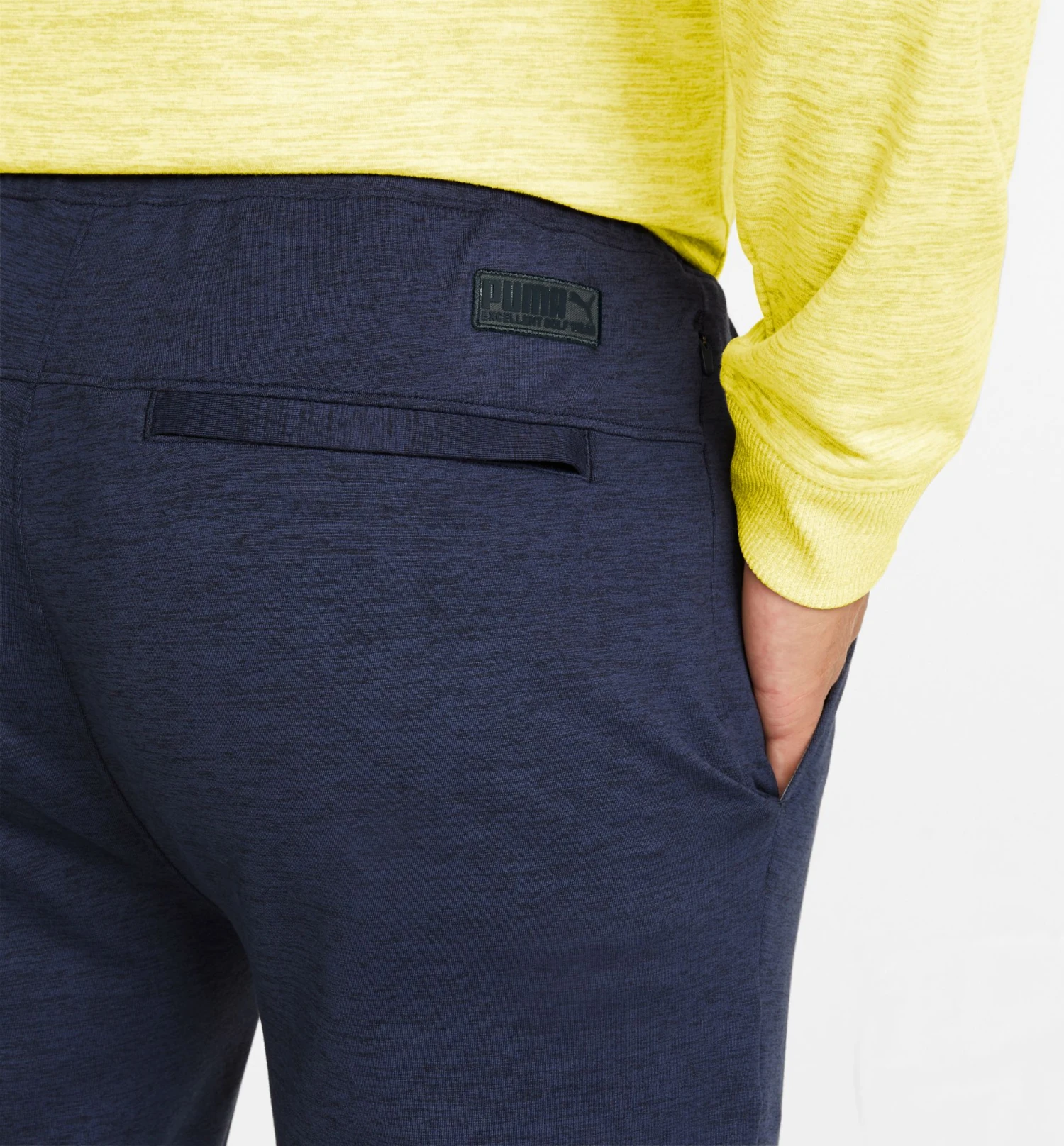 PUMA Men's EGW CLOUDSPUN Progress Golf Joggers Navy Blazer Heather 6 PUMA Men's EGW CLOUDSPUN Progress Golf Joggers Navy Blazer Heather - Image 4