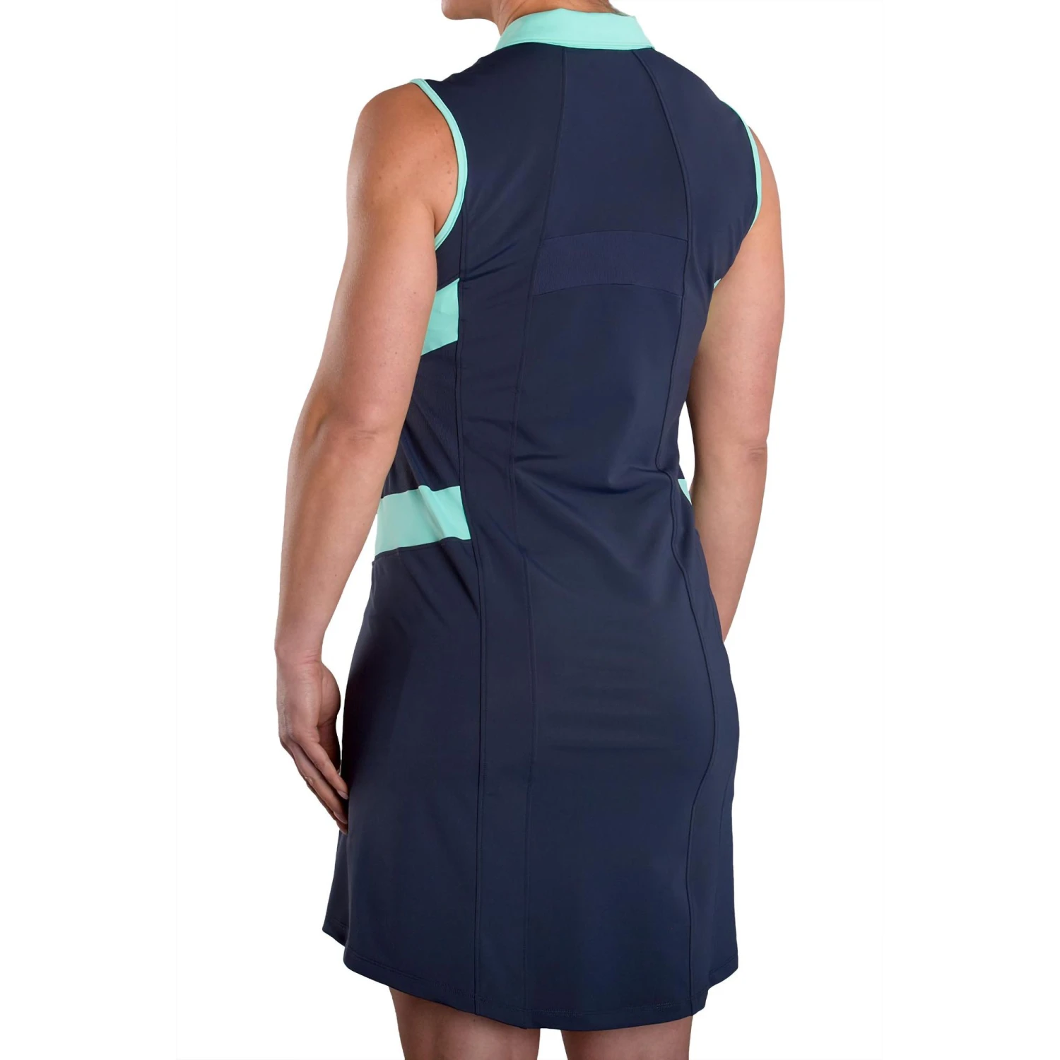 SwingDish Women's Ariel Sleeveless Golf Dress Navy 4 SwingDish Women's Ariel Sleeveless Golf Dress Navy - Image 2