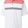 FootJoy Mens Heather Colorblock Short Sleeve Golf Polo Pink Azalea/white -Golf Apparel Shop unnamed file 7684