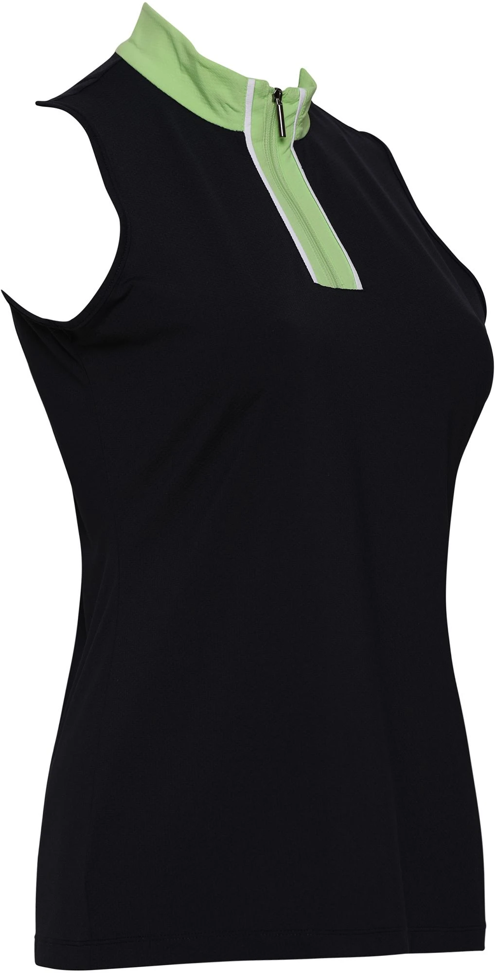 Sport Haley Women's Beth Sleeveless Solid Golf Polo Midnight 4 Sport Haley Women's Beth Sleeveless Solid Golf Polo Midnight - Image 2