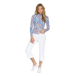 Tail Women's Aldyn Long Sleeve Golf Top Zebra Safari 9 Tail Women's Aldyn Long Sleeve Golf Top Zebra Safari -Golf Apparel Shop unnamed file 7724